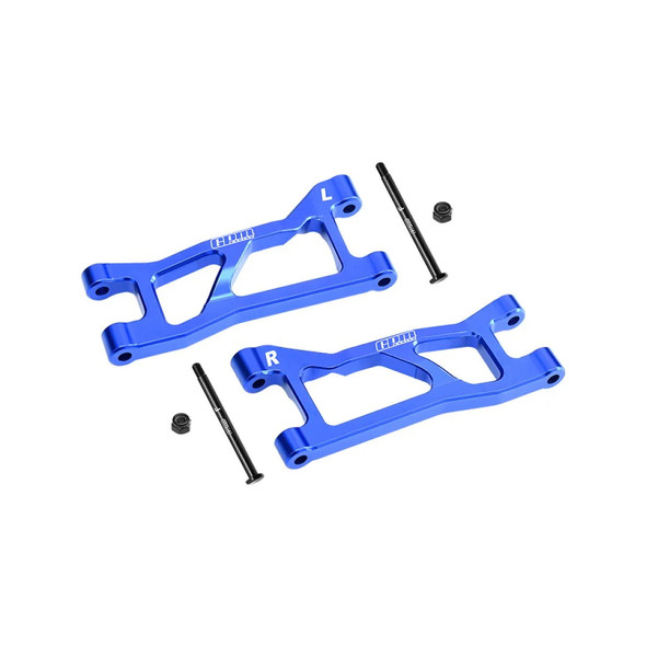 GPM Aluminum 7075 Alloy Front Upper Suspension Arms Blue for Traxxas 1/16 Mini XRT
