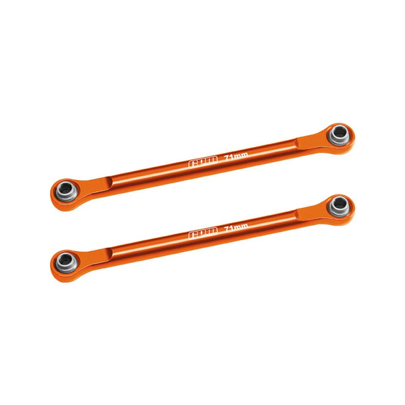 GPM Aluminum 7075-T6 Alloy Front Steering Toe Links Orange for Traxxas 1/16 Mini XRT