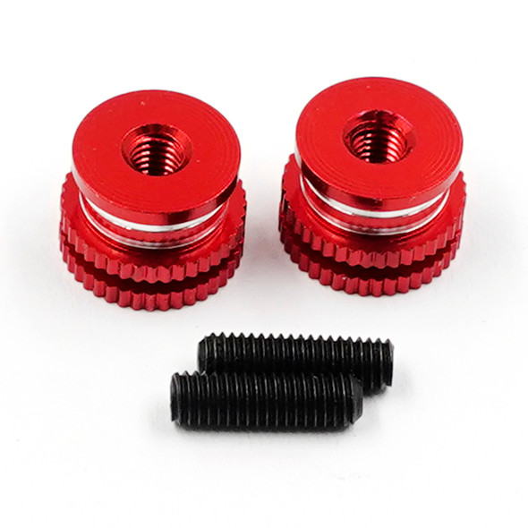 Yeah Racing YA-0762RD Aluminum M3 Twist Nut Red