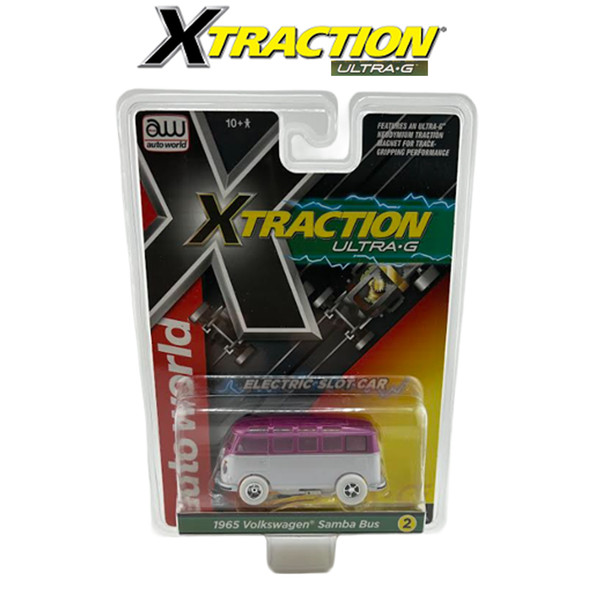 Auto World Xtraction 1965 VW Samba Bus iWheels HO Scale Slot Car