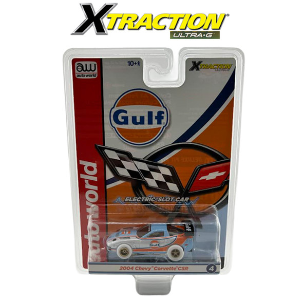 Auto World Xtraction 2004 Chevy Corvette C5R iWheels HO Slot Car