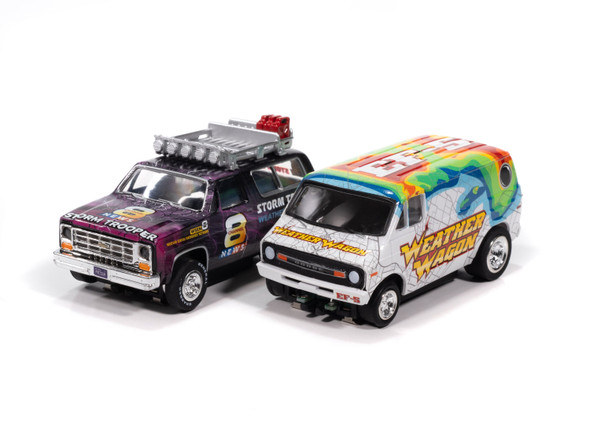 Auto World SRS362 23' Storm Racers Slot Race Set HO Scale