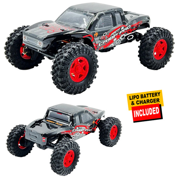 Hobby Plus 1/18 CR 18P PRO Brushless Juice Up 4X4 RTR Rock Crawler - Red