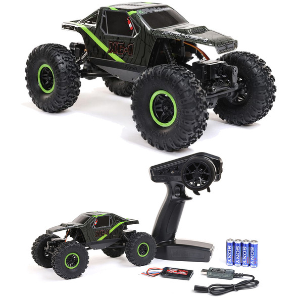 Axial AXI00003T1 1/24 AX24 XC-1 4WS Crawler Brushed RTR Green Axial AXI00003T1 1/24 AX24 XC-1 4WS Crawler Brushed RTR Green