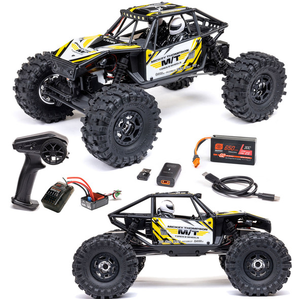 Axial AXI-1750T2 1/18 UTB18 Capra 4WS 4WD Trail Buggy RTR w/ Battery & Charger, Yellow Axial AXI-1750T2 1/18 UTB18 Capra 4WS 4WD Trail Buggy RTR w/ Battery & Charger, Yellow