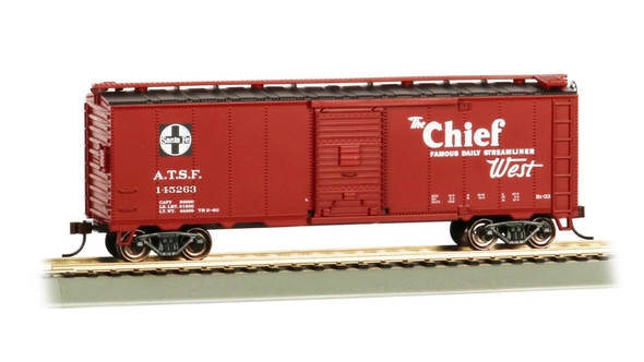 Bachmann 16507 Santa Fe Map Boxcar - Chief #145263 HO Scale