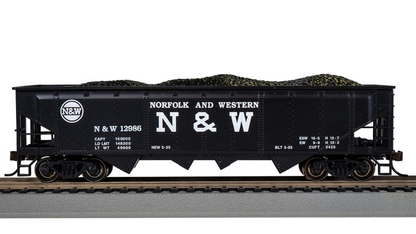 Bachmann 17607 40' Quad Hopper - Norfolk & Western #12986 HO Scale