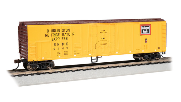 Bachmann 17912 50' Steel Reefer - Burlington #5149 HO Scale