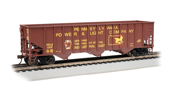 Bachmann 18716 Bethlehem Steel 100 Ton 3 Bay Hopper - Pennsylvania Power & Light #263 HO Scale