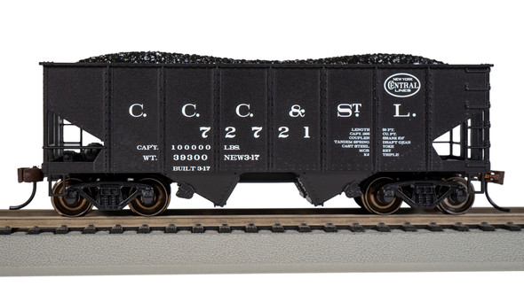 Bachmann 19517 55-Ton 2-Bay USRA Outside Braced Hopper - New York Central #72721 HO Scale