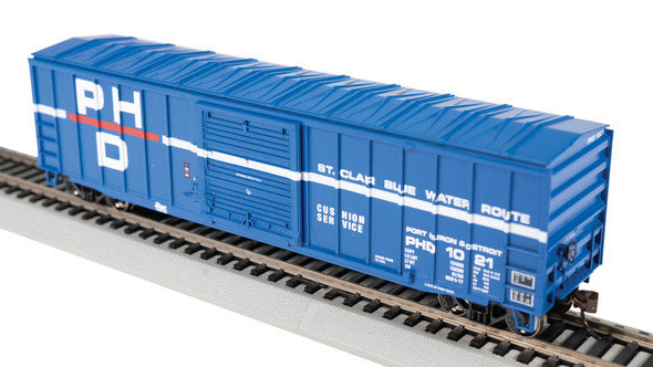 Bachmann 19614 50'6" Outside Braced Sliding Door Box Car - Port Huron & Detroit #1021 HO Scale