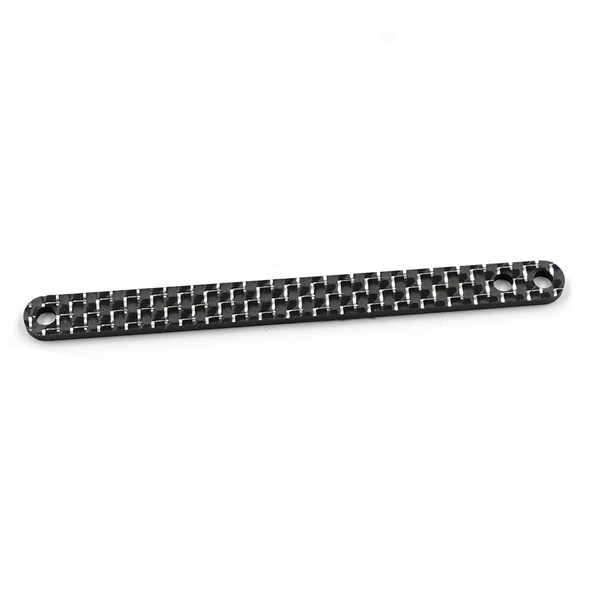 Yeah Racing TAF1-003BK/SV 2.0mm Graphite Front Stiffener for Tamiya TRF104