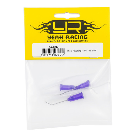 Yeah Racing YA-0763 Micro Nozzle 6pcs for Tire Glue