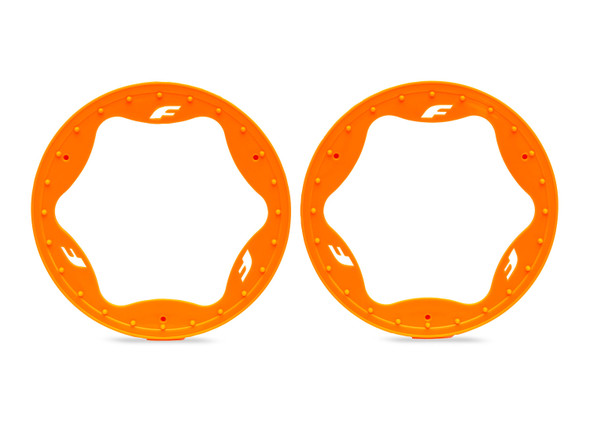 Traxxas 10948-ORNG 4.3" Orange Funco Rear Beadlock Rings (2) for Pro Scale Sand Car