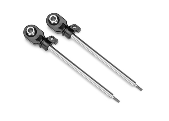 Traxxas 10964 110mm GT-Maxx Steel Shock Shafts (2) Chrome for Pro Scale Sand Car