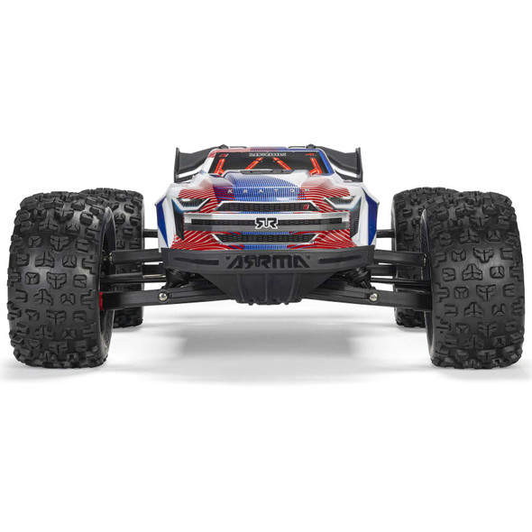 ARRMA ARA8608V6T4 1/8 KRATON 6S 4X4 RTR Brushless Speed Truck, Blue/Red