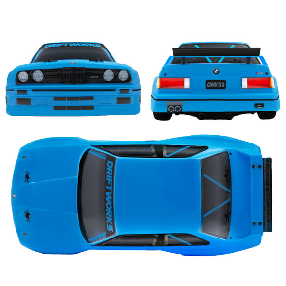 HPI 160422 1/10 Sport 3 Drift BMW M3 E30 Body Driftworks 4WD Drift Car