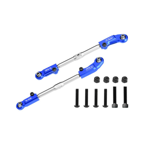 GPM Alum + Stainless Steel Adjustable Front Steering Tie Rod Blue for 1:8 KRATON 6S