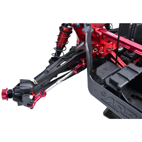 GPM Alum + Stainless Steel Adjustable Front Steering Tie Rod Green for 1:8 KRATON 6S