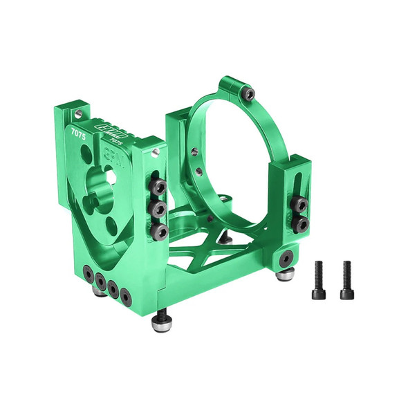 GPM Alum 7075-T6 Alloy Oversized Motor Base Green for Pro Scale Sand Car / XRT