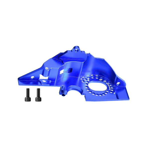 GPM Aluminum 7075 Alloy Integrated Motor Base Blue for Traxxas 1:16 Mini XRT/Maxx