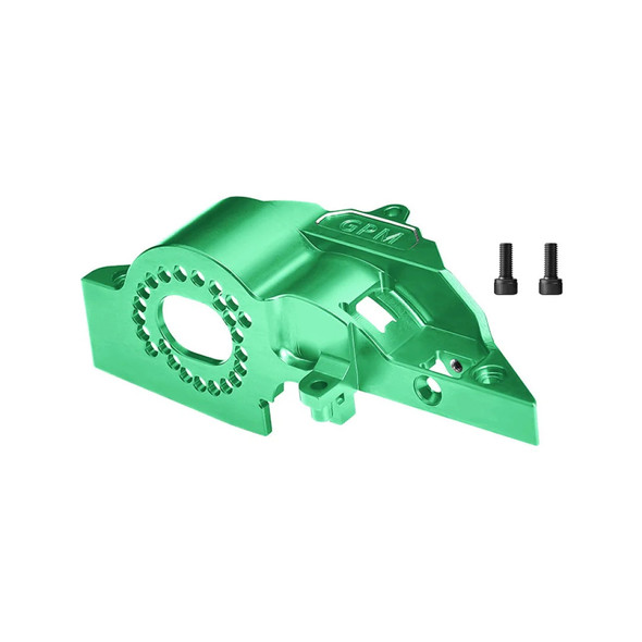 GPM Aluminum 7075 Alloy Integrated Motor Base Green for Traxxas 1:16 Mini XRT/Maxx