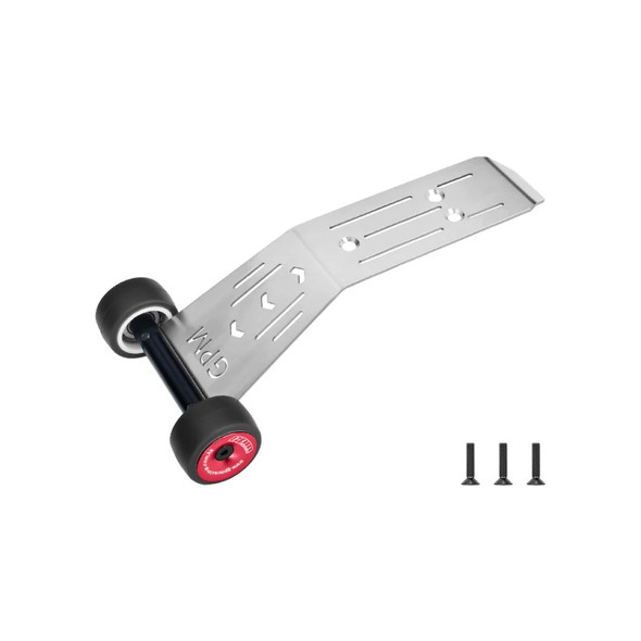 GPM Stainless Steel Bearing Wheelie Bar Red for Traxxas 1:16 Mini Maxx/Mini XRT