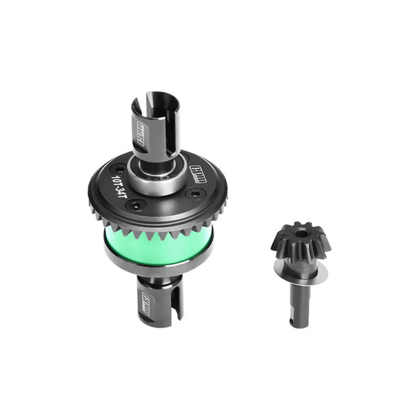 GPM 20CrMnTi Steel + 7075 Alloy F/R Differential Green for Arrma 1:8 KRATON 6S