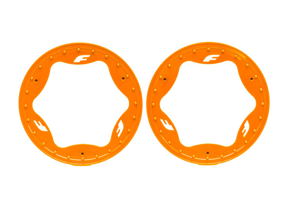 Traxxas 10977-ORNG 3.9" Orange Funco Rear Beadlock Rings (2) for Pro Scale Sand Car