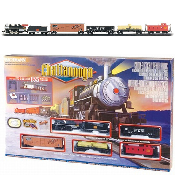 Bachmann 00706 Rail Chief Electric Train Set with E-Z Track HO