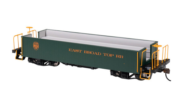 Bachmann 26033 Gondola Style Excursion Car East Broad Top Green On30 Scale