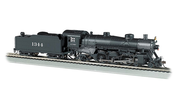 Bachmann 52901 USRA 4-6-2 Light Pacific Santa Fe # 1344 DCC Ready Locomotive HO Scale