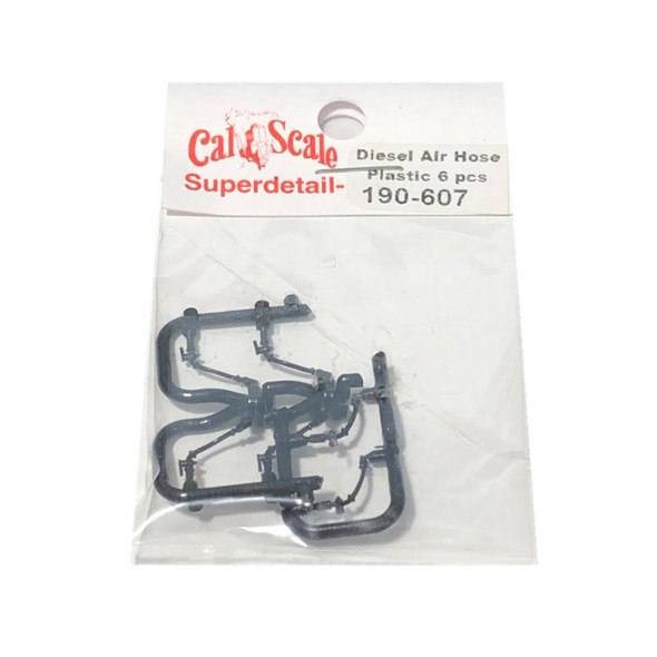 Cal Scale 190-607 Diesel Air Hoses (6) HO Scale