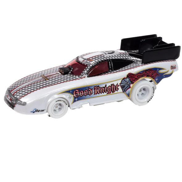 Auto World 4Gear 2022 Dodge Charger Good Knight FC iWheels HO Scale Slot Car