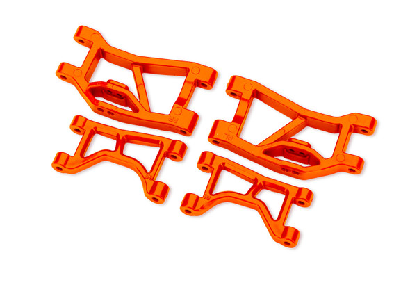 Traxxas 10830-ORNG Rear Upper & Lower Suspension Arms (L&R) Orange for Mini Slash 4x4/Mini Rally