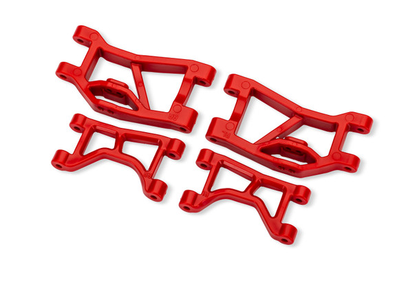 Traxxas 10830-RED Rear Upper & Lower Suspension Arms (L&R) for Mini Slash 4x4/Mini Rally