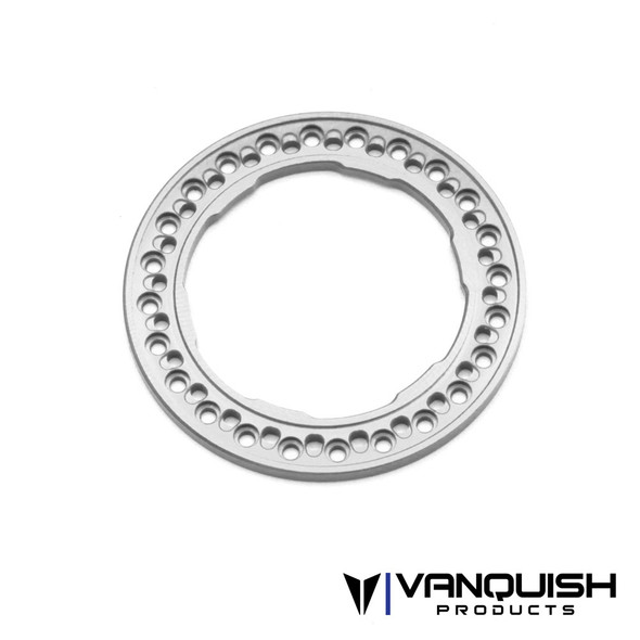 Vanquish VPS05161 1.9 Aluminum Dredger Beadlock Ring Clear Anodized