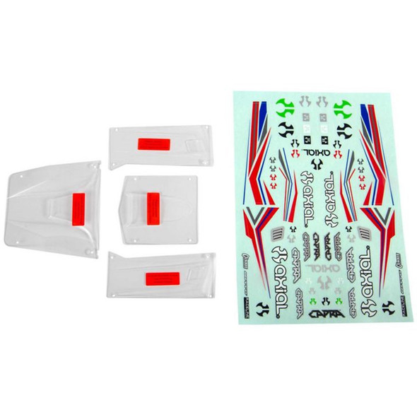 Axial AXI230012 Clear Body Panel Set : Capra 1.9 UTB