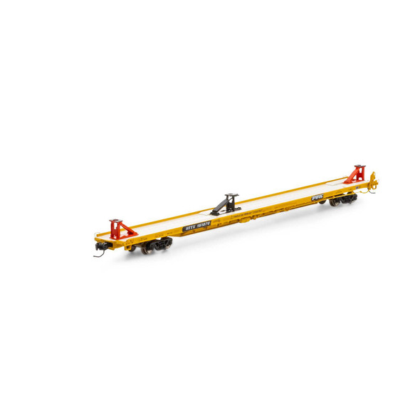 Athearn ATH14353 F89F Trailer, RTTX/Yellow 1991 Logo #151870 Freight Cars N Scale