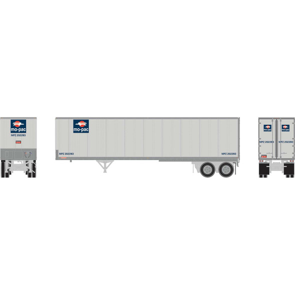 Athearn ATH16135 40' Fruehauf Z-Van Trailer RTR - MP/MPZ #202283 HO Scale