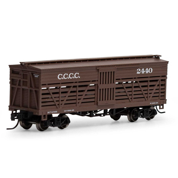 Athearn ATH5237 36' Old Time Stock Freight Car CCCC #2440 N Scale