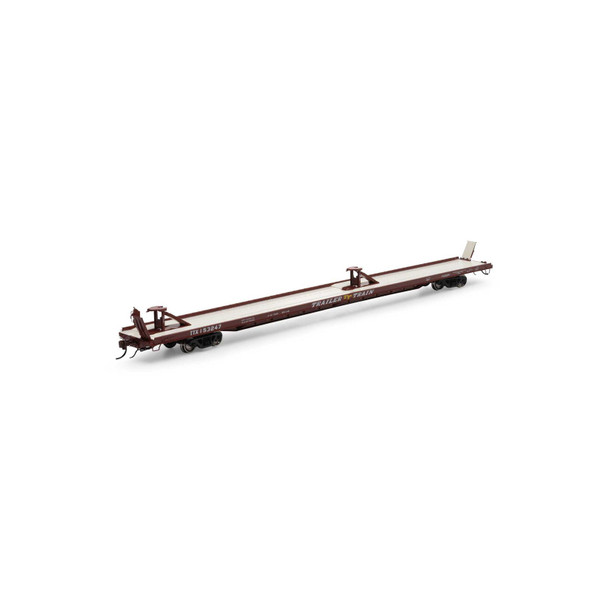 Athearn ATHG69594 F89F 89' Trailer TTX/Brown #153247 Flat Car HO Scale