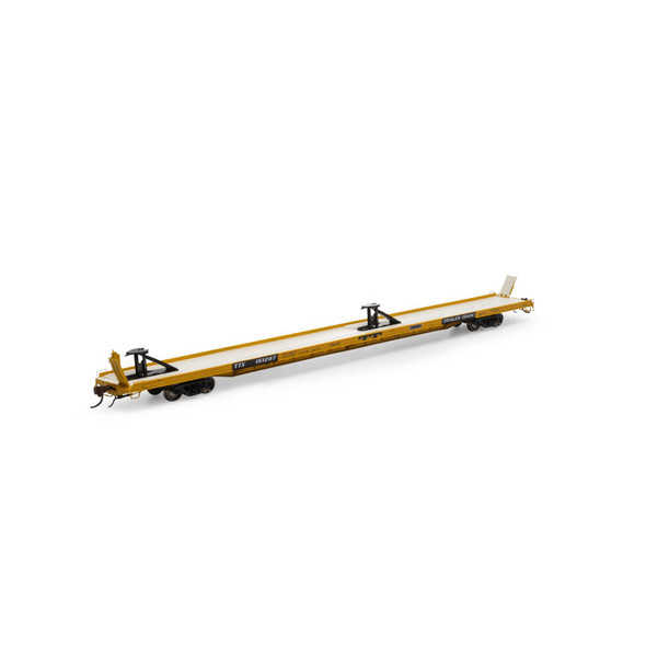 Athearn ATHG69595 F89F 89' Trailer TTX/Yellow #151267 Flat Car HO Scale