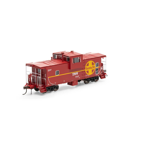 Athearn ATHG78581 CE-8 ICC Caboose w/ Lights - Santa Fe / TP&W #707 HO Scale