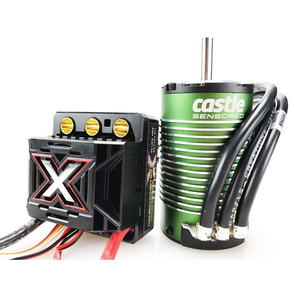Castle Creations V2 Monster X 25.2V ESC w/ 1515 2200KV Sensored Motor 010-0145-06
