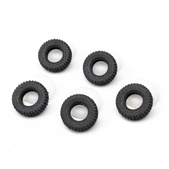 Axial AXI-3302 Mickey Thompson Baja Boss Tires & Foam (5) for SCX30 Ford Bronco