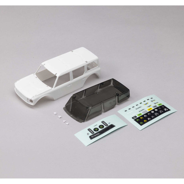Axial AXI-3312 Unpainted White ABS Hard Body for SCX30 Ford Bronco