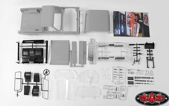 RC4WD Z-B0092 Chevrolet Blazer Hard Body Complete Set for Trail Finder 2 Truck