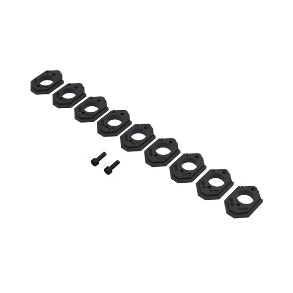 ARRMA ARA-2598 Motor Plate Set (9) for 1/16 Gorgon / Quake Grom