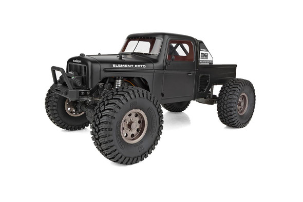Associated 40122C 1/10 Enduro Ecto Trail Truck Black RTR w/ Battery & Charger